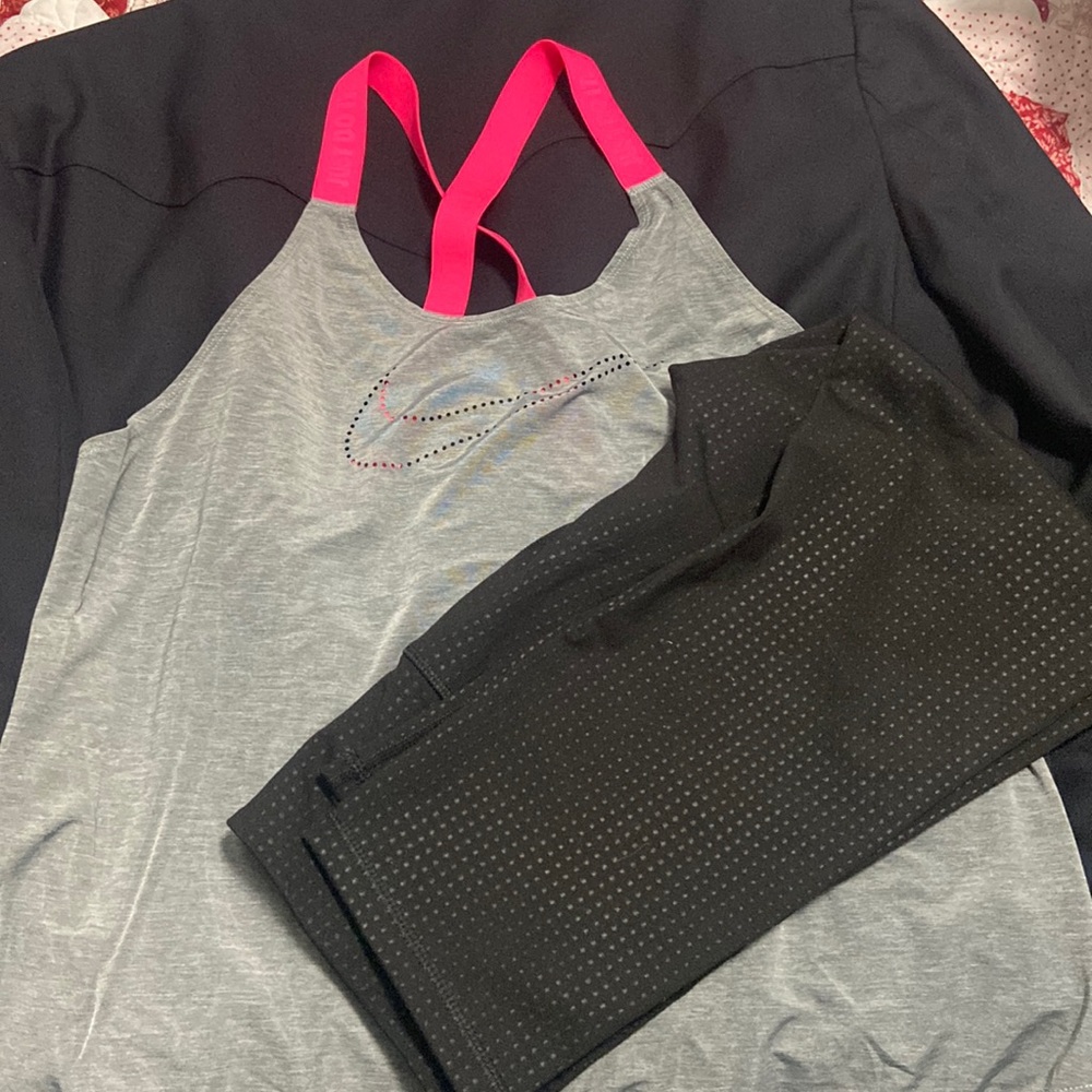 Brand new black and grey fitness set!
